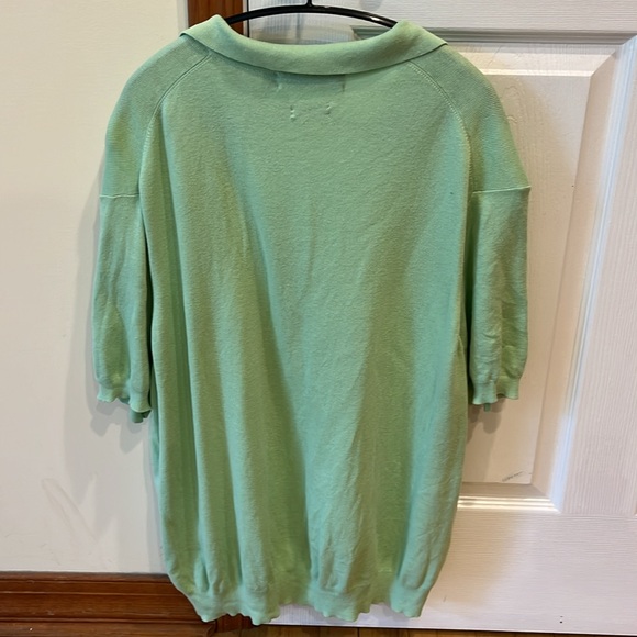 Men’s Polo Short Sleeve Green Shirt XXL 100% Pima Cotton Knit - Picture 3 of 4